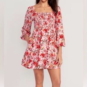 Perfect Spring Floral Pink Dress NWT